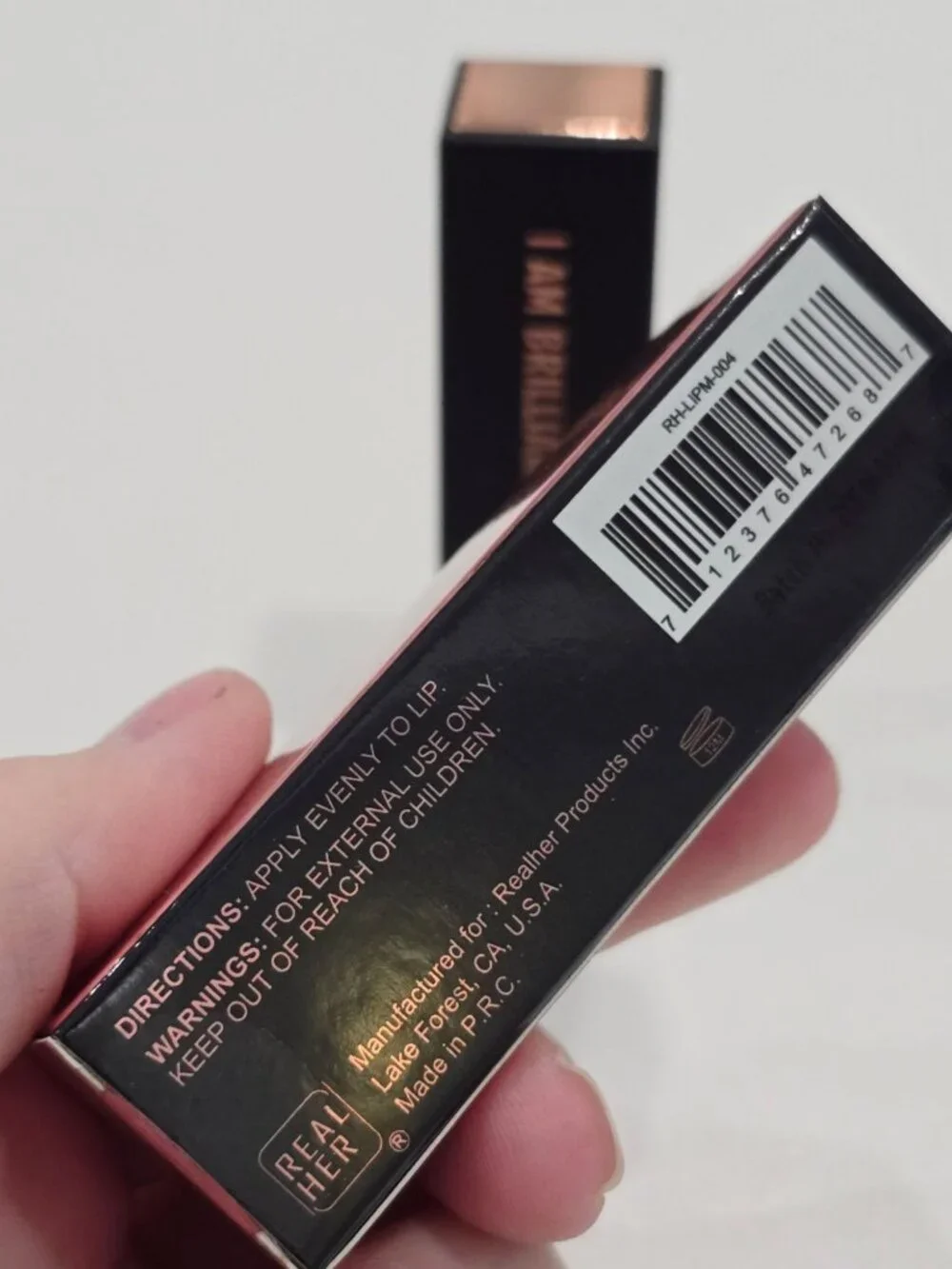 RealHer ✦ Pink Mauve Matte Lipstick ✦ Vegan Cruelty‑Free Hydrating Formula NWT